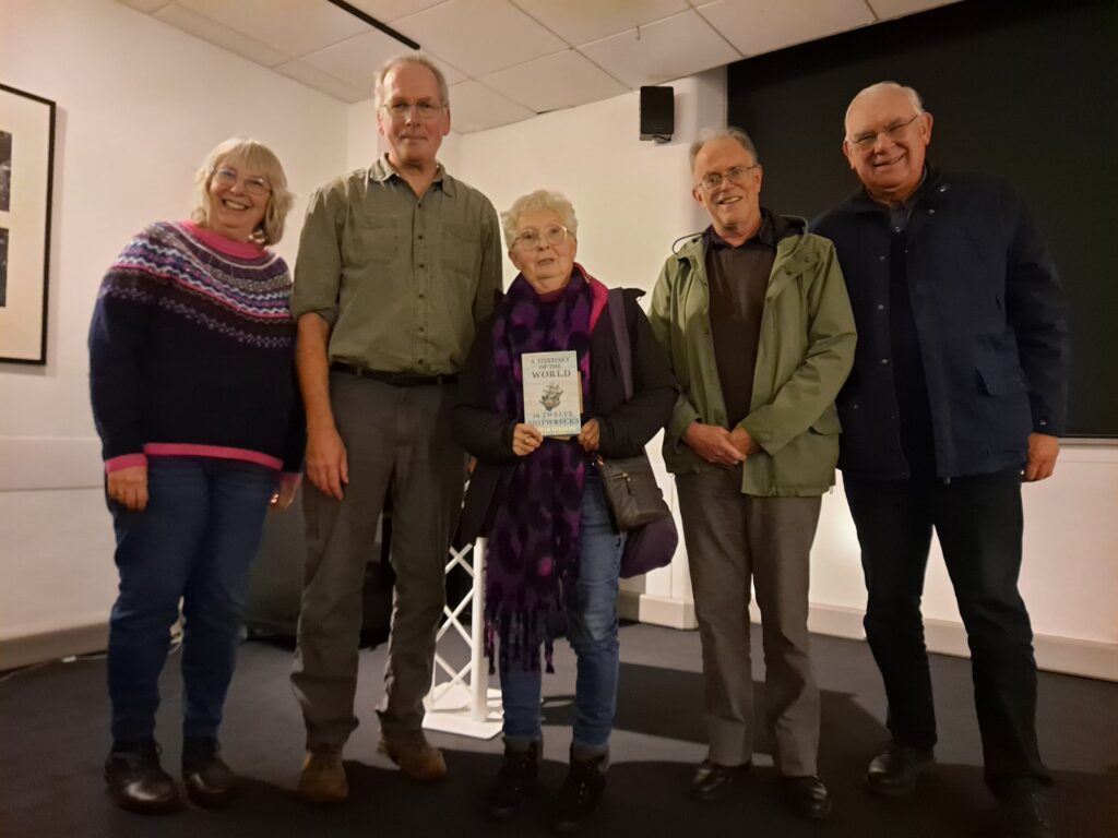 With author of A History of the World in Twelve Shipwrecks