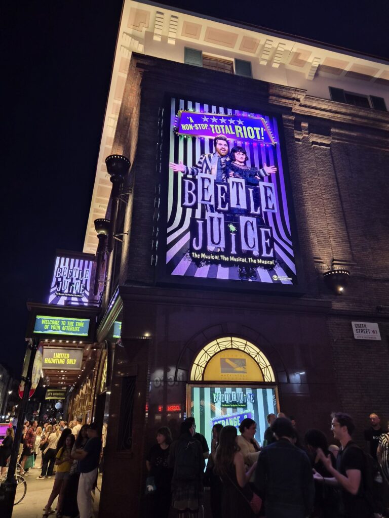 Theatre showing Beetlejuice