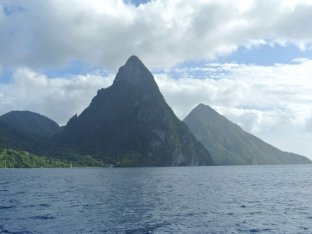 The Pitons, St Lucia - photo by Juliamaud