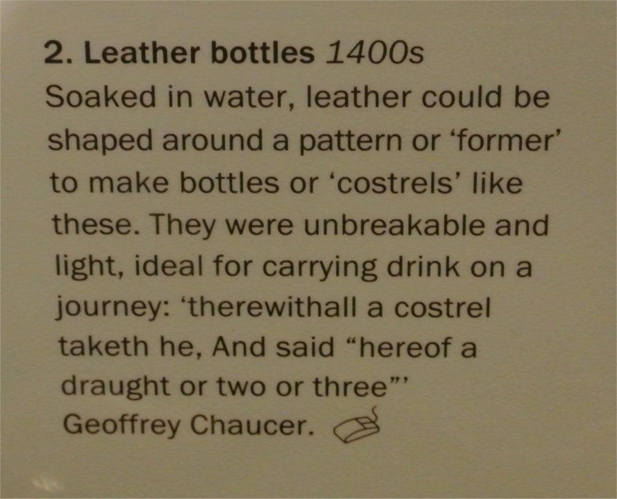 leather bottle description