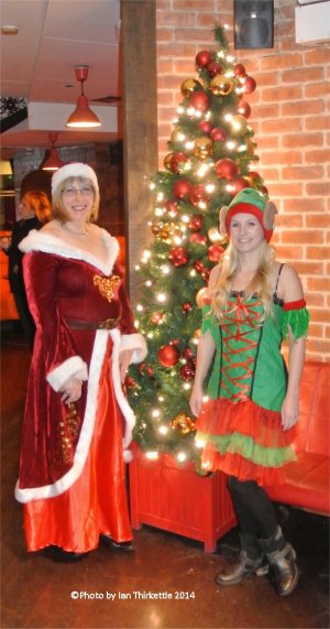 Mrs Claus and Jingle Belle by Ian Thirkettle 