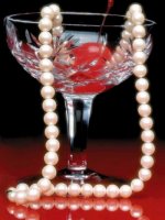 glass and pearls