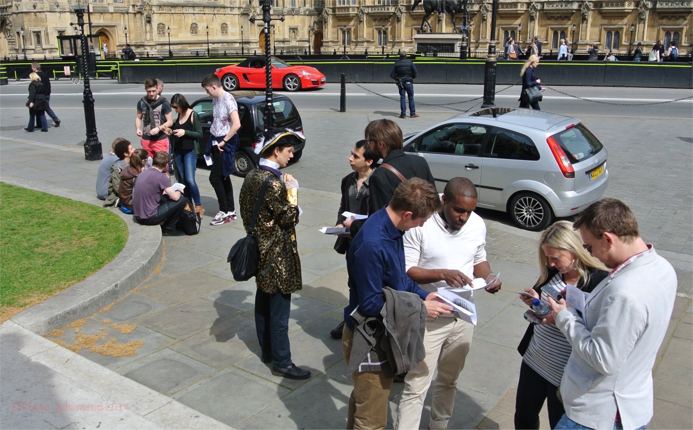 Teams collect clues