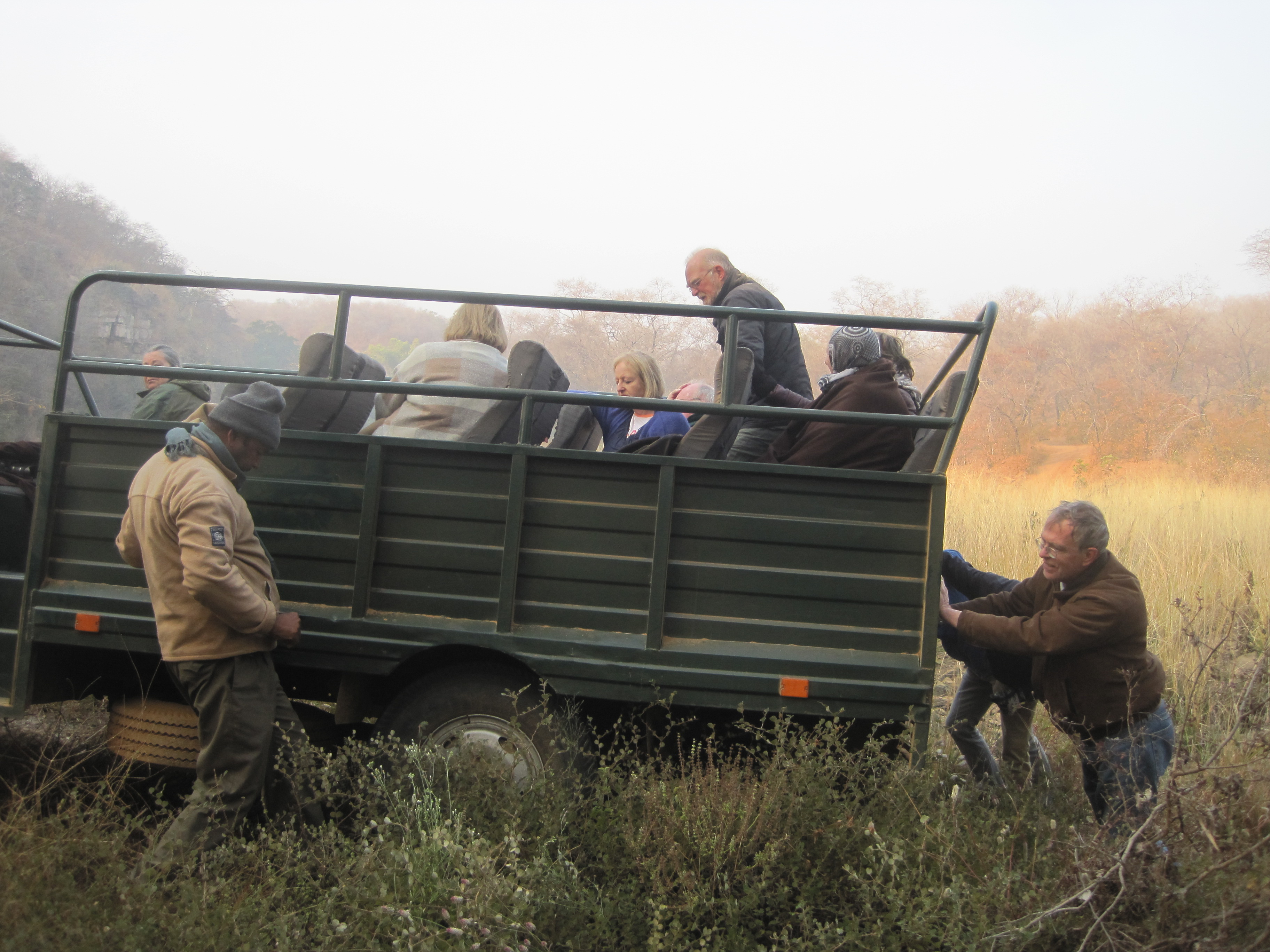 Finally freeing the canter in Ranthambore National Park -photo by Juliamaud