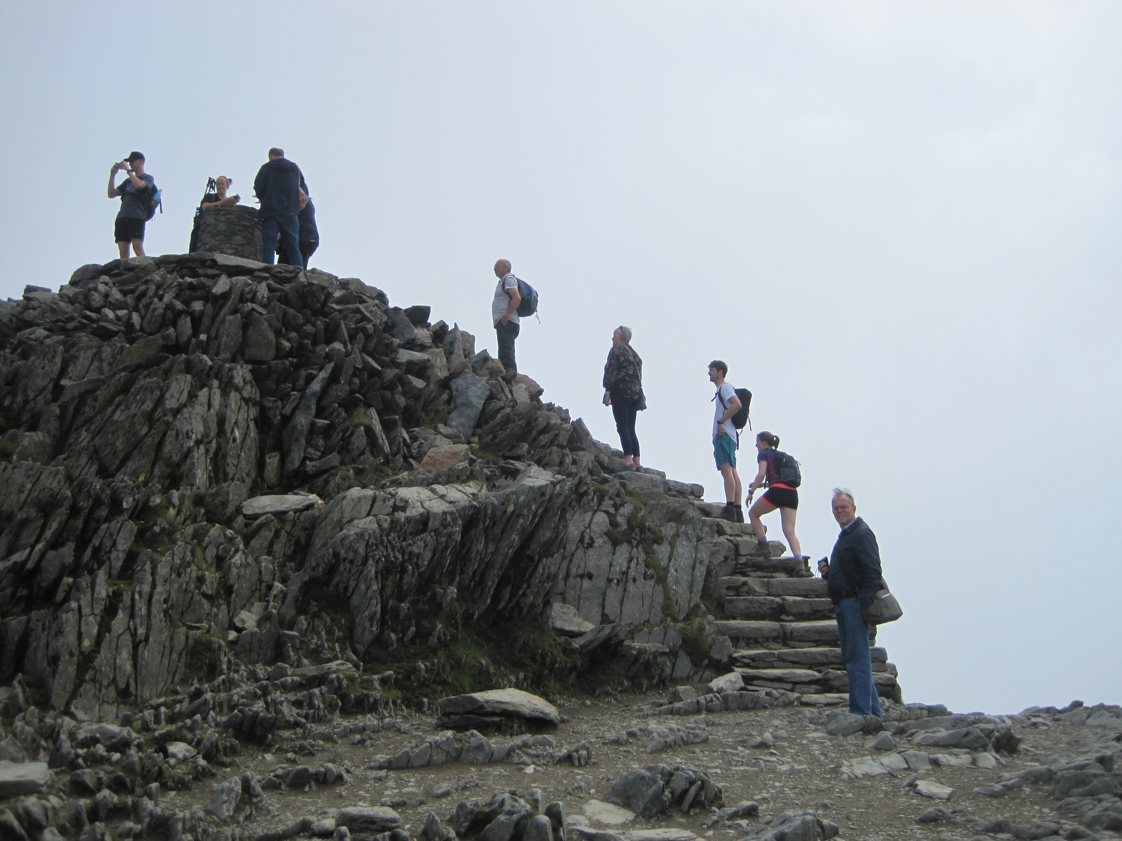 the top of Snowdon - photo by Juliamaud