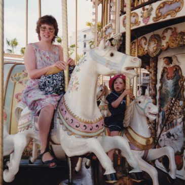 On a merry go round - photo by Juliamaud