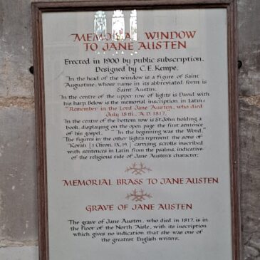 jane austen in winchester