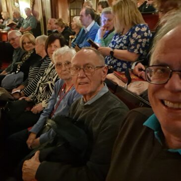 group of people at the theatrre